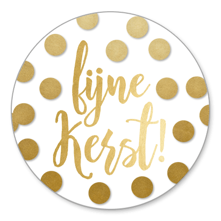 Gouden confetti en Fijne Kerst!